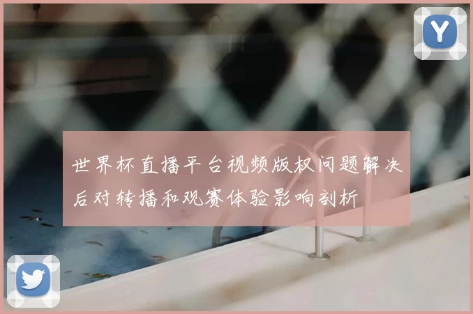 世界杯直播平台视频版权问题解决后对转播和观赛体验影响剖析